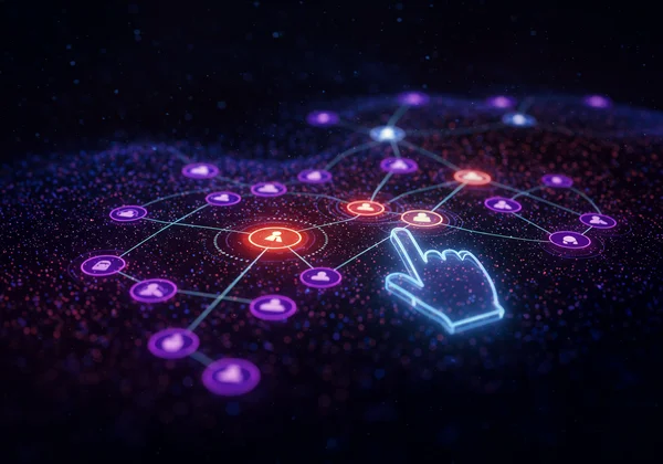 欲望的抽象地图，光标停留在性癖测试界面上。