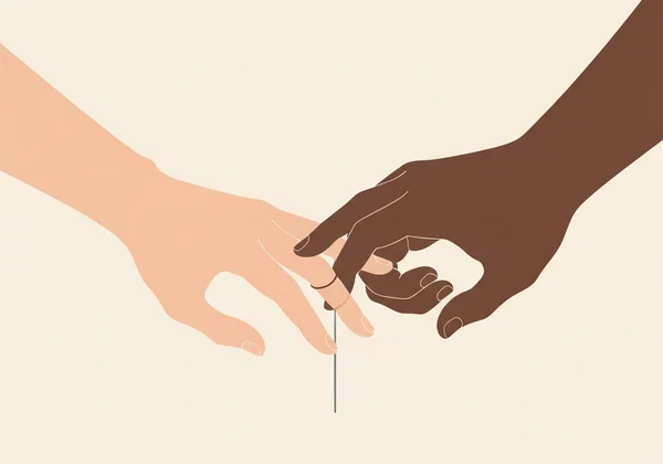 Symbol of deep trust and commitment in a relationship