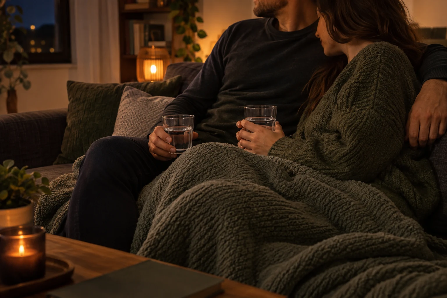 Quiet aftercare after roleplay